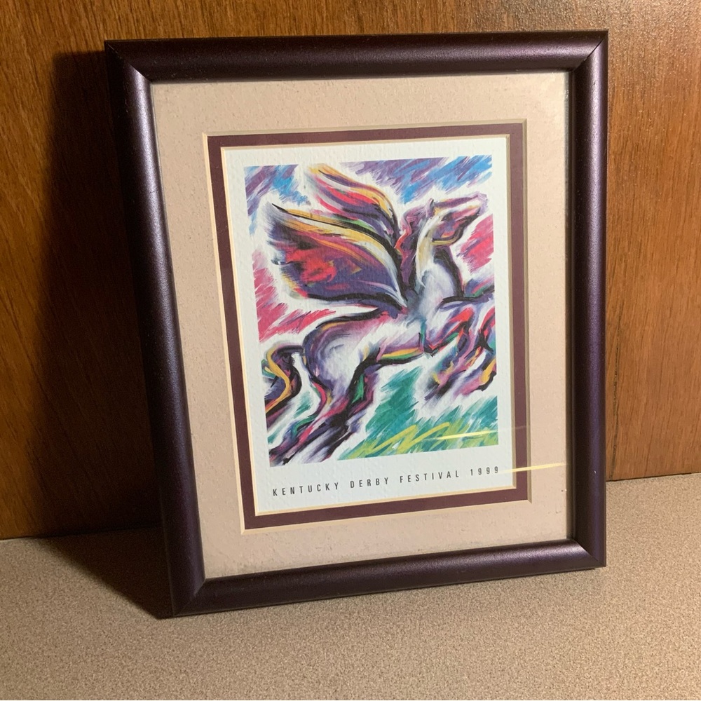 Kentucky derby festival framed print